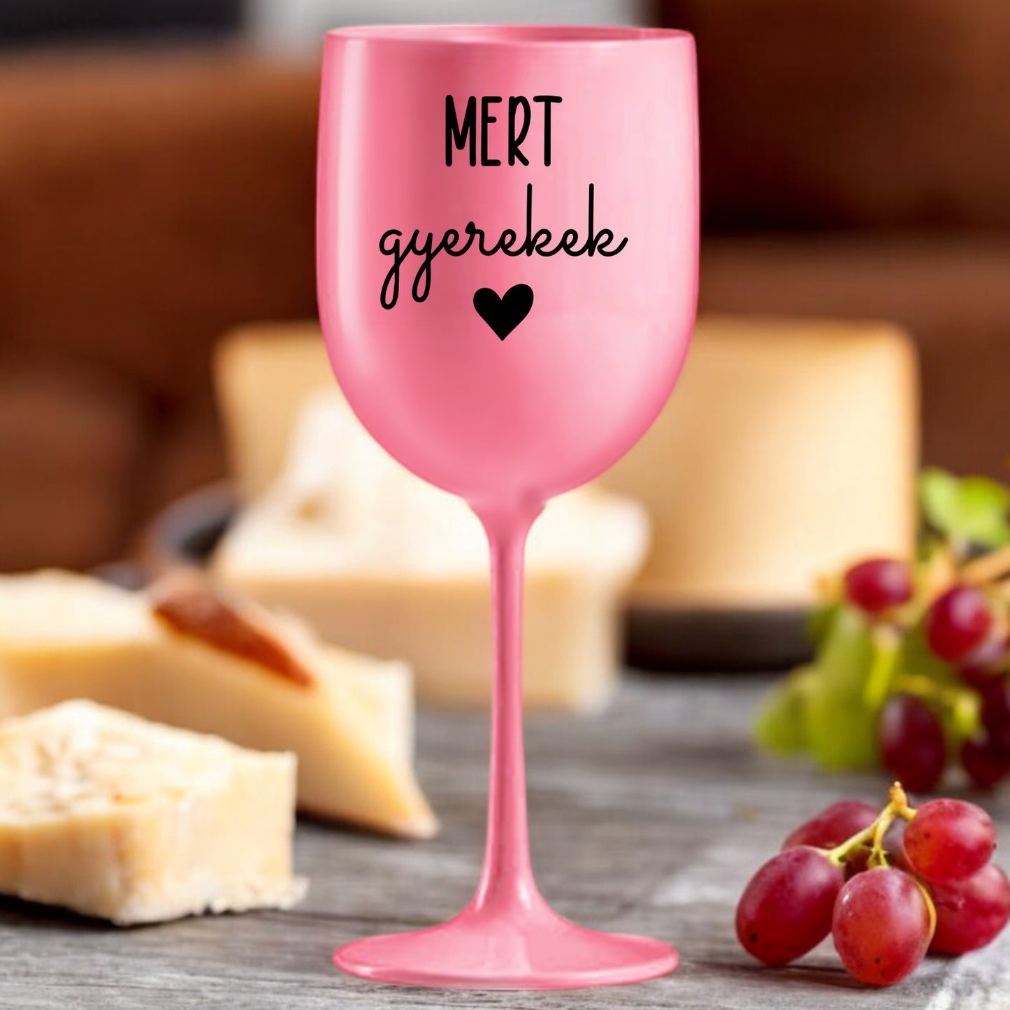 Borospoharak Mert Gyerekek Rózsaszín - Lovelo