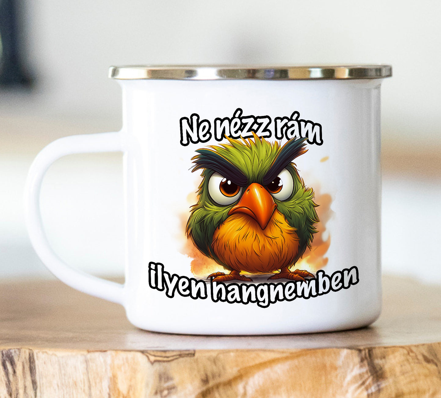 Zománc bögre Ne nézz rám ilyen hangnemben - Lovelo