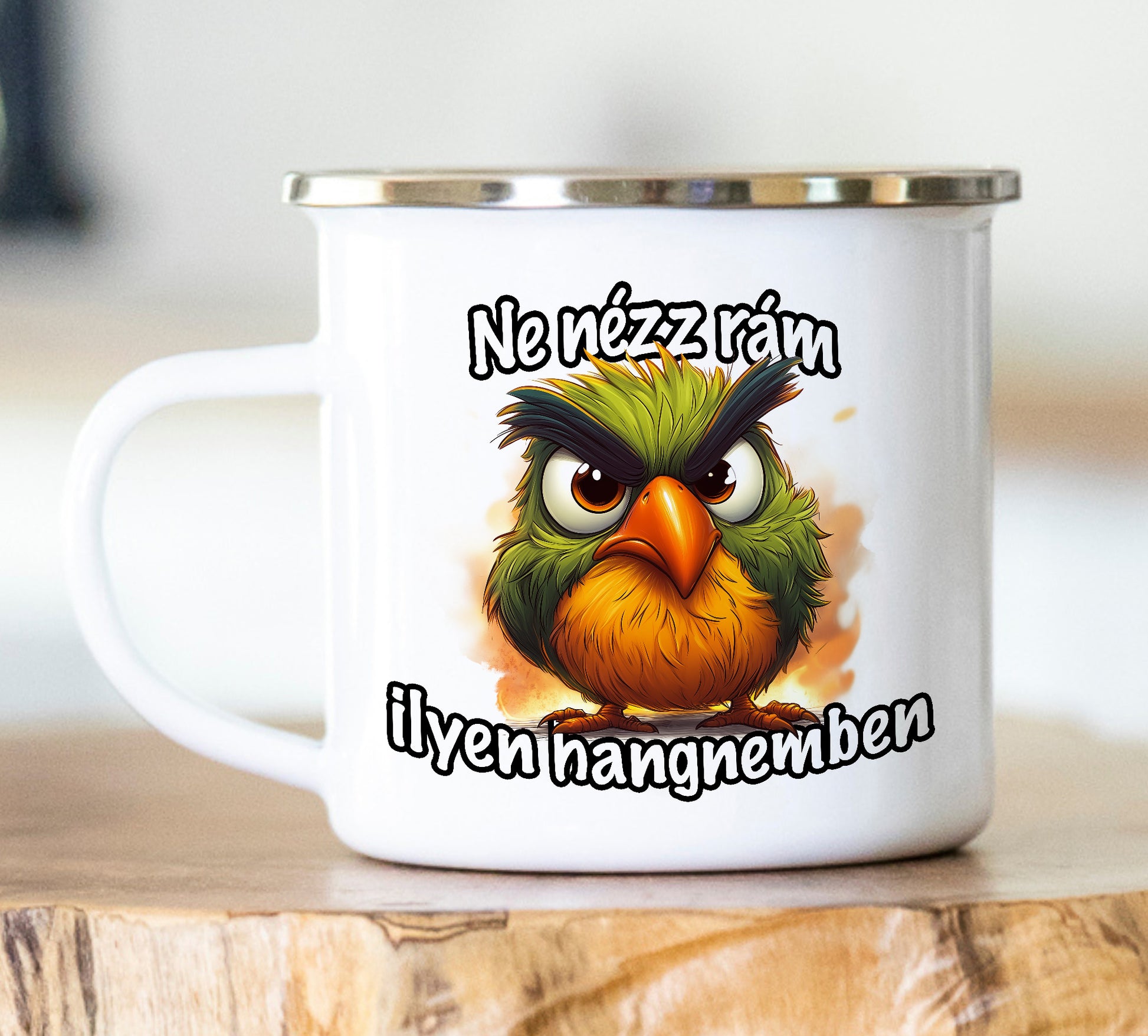 Zománc bögre Ne nézz rám ilyen hangnemben - Lovelo