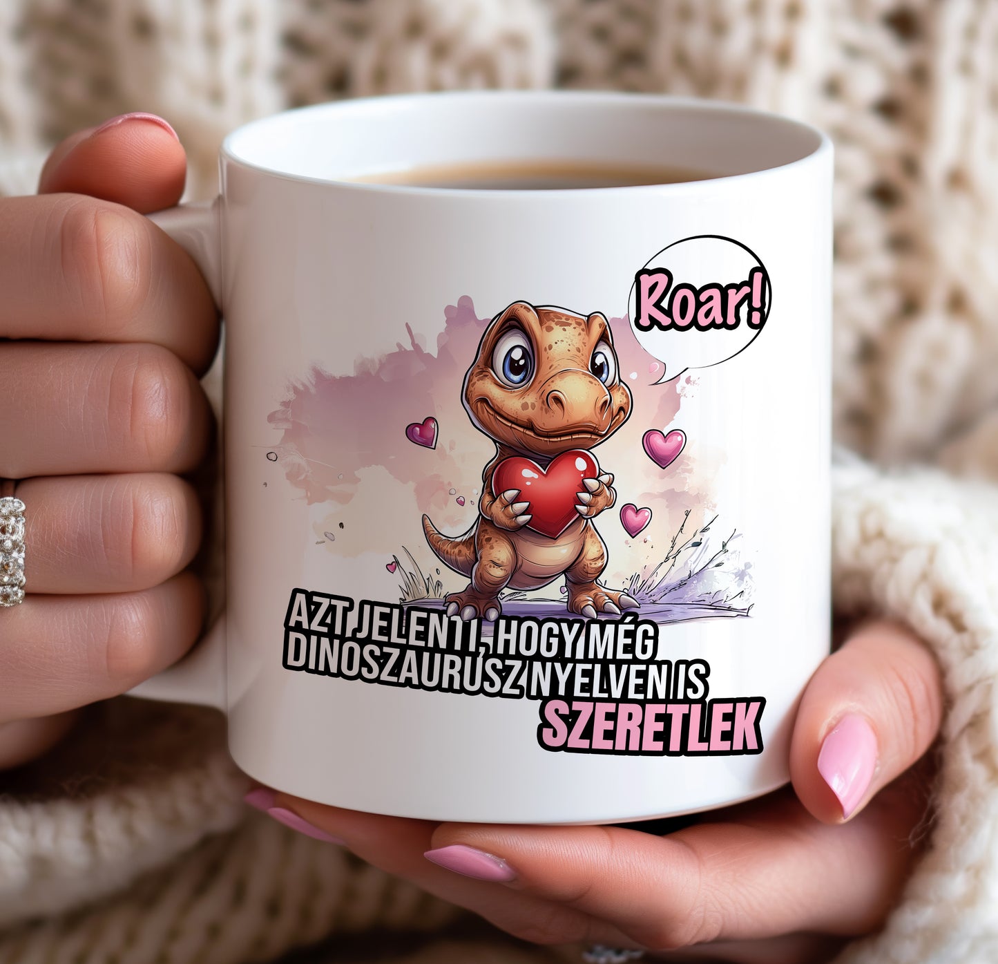 Bögre ROAR! Még dinoszaurusz nyelven is szeretlek. - Lovelo