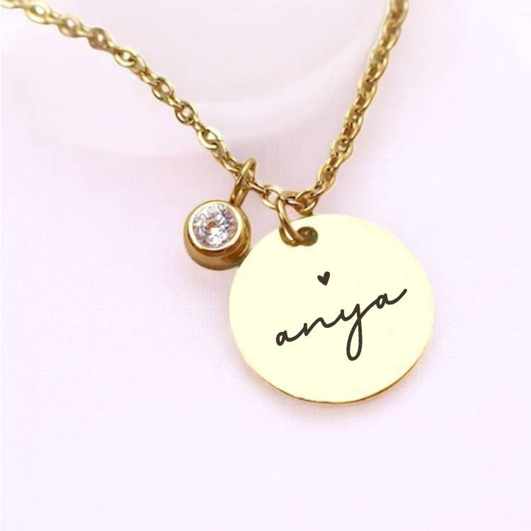 Luxus Nyaklánc - Cirkónia medál láncon - Anya - Lovelo