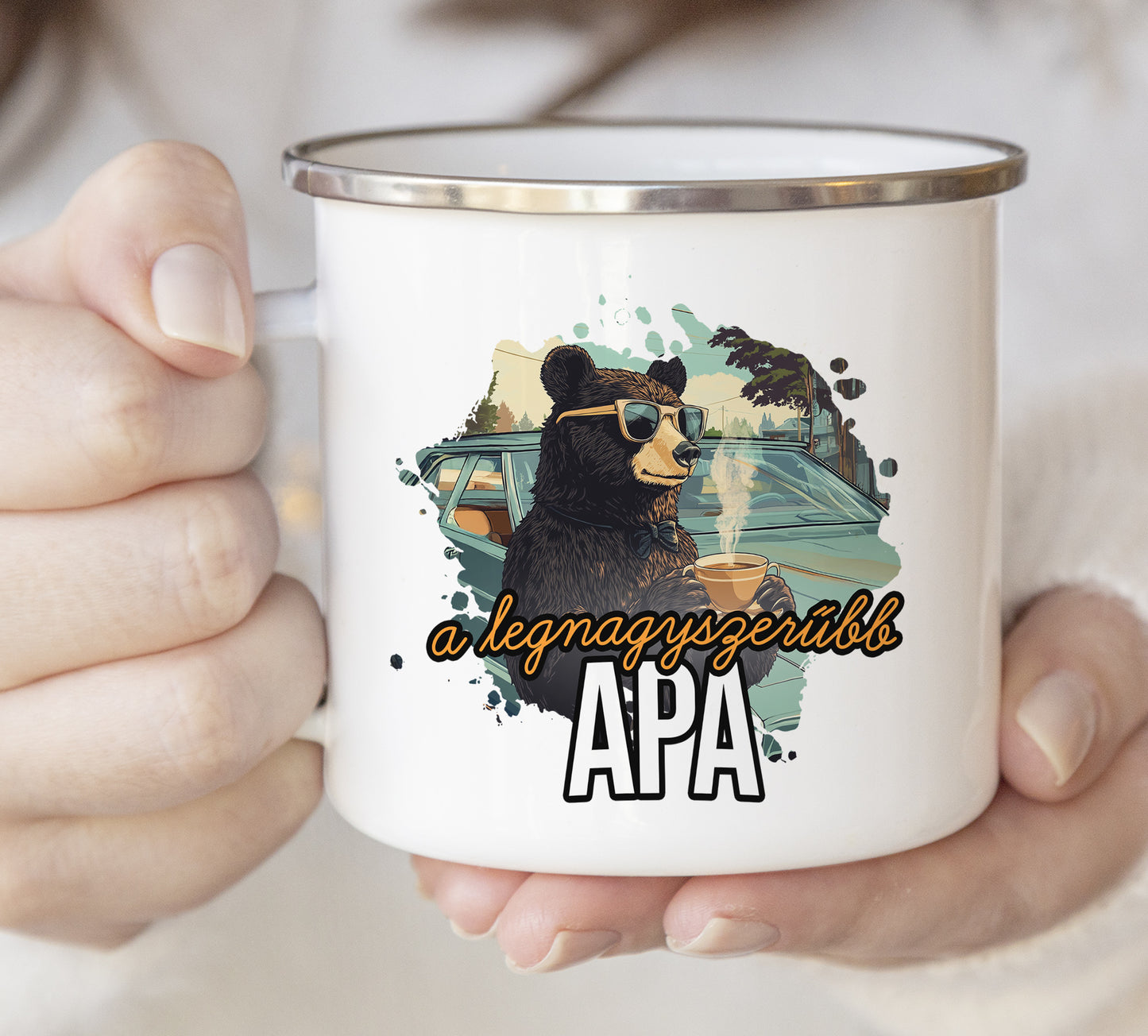 Zománc bögre A legnagyszerűbb apa - Lovelo