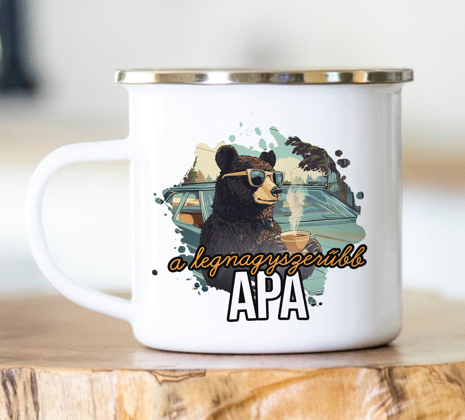 Zománc bögre A legnagyszerűbb apa - Lovelo