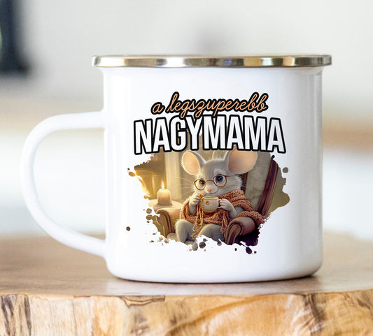Zománc bögre A legszuperebb nagymama - Lovelo