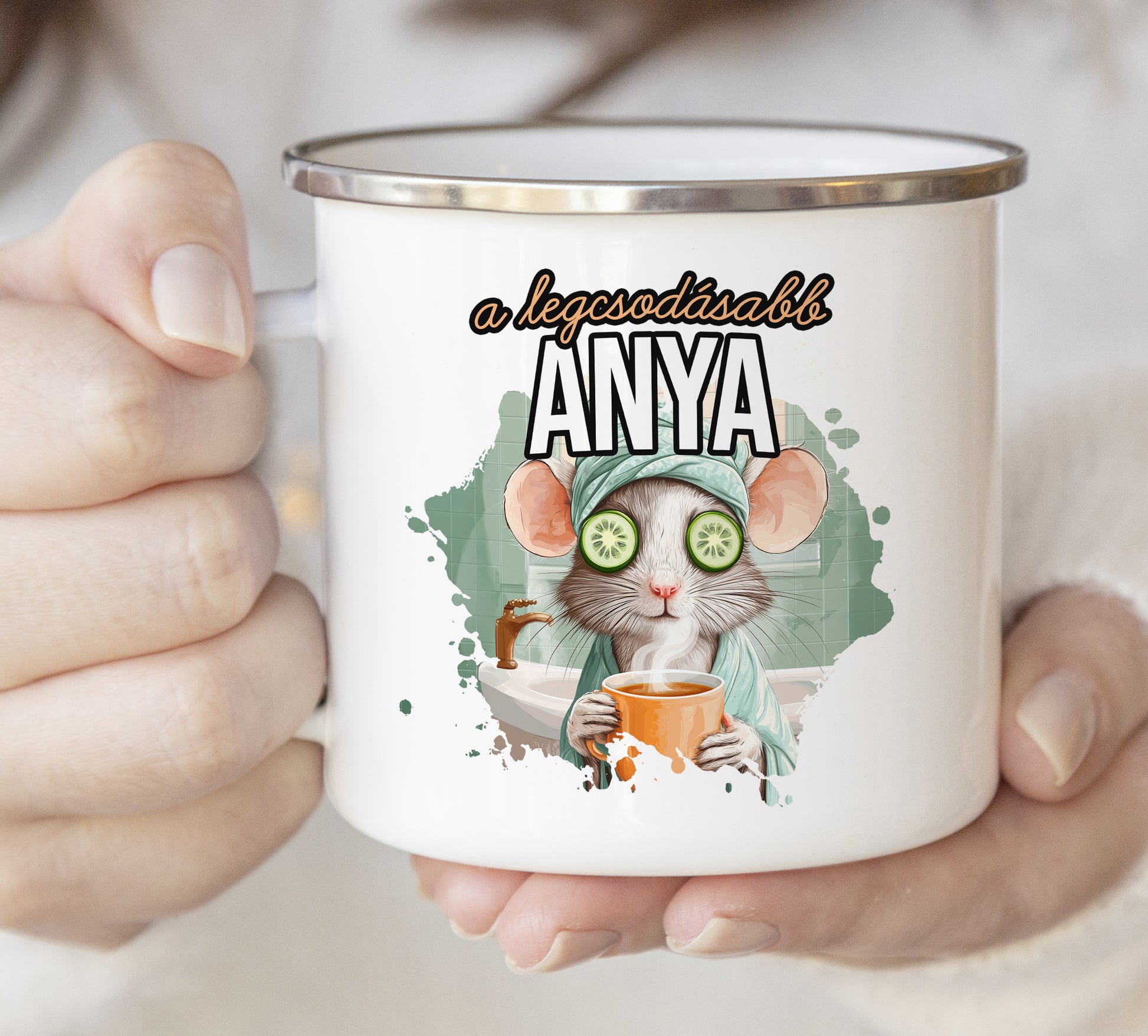 Zománc bögre A legcsodásabb anya - Lovelo