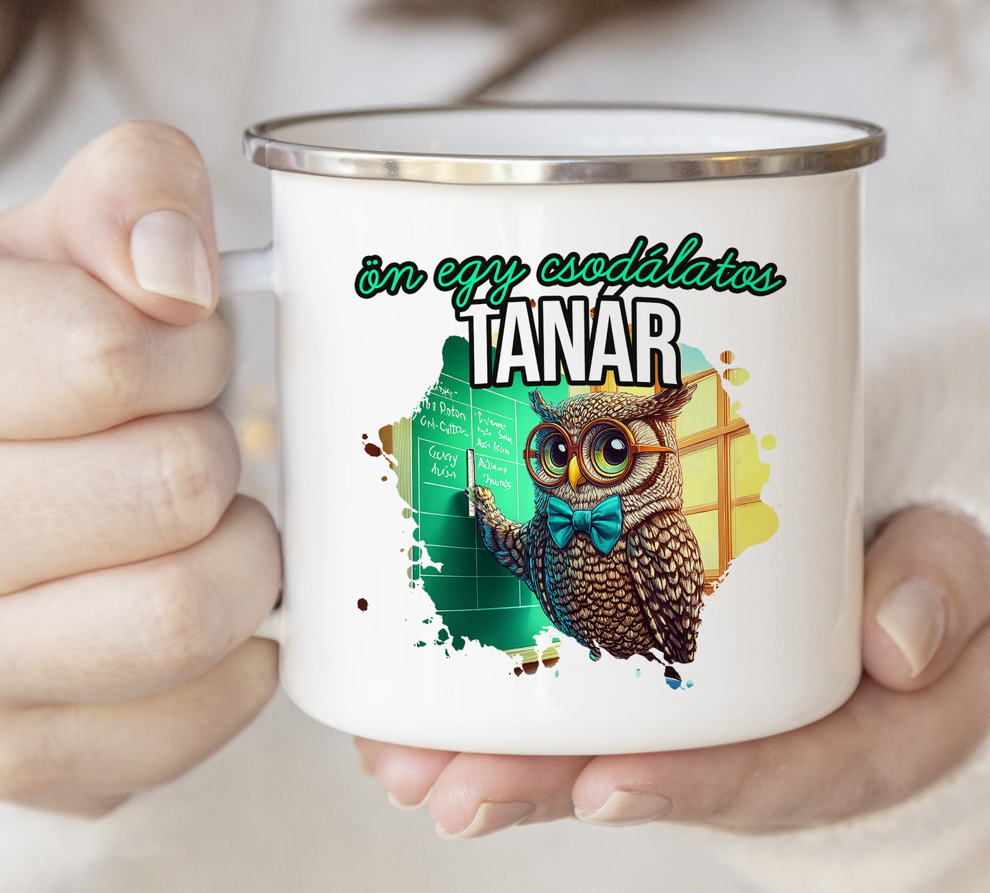 Zománc bögre Ön egy csodálatos tanár - Lovelo