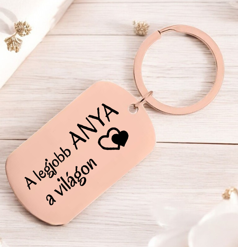 A legjobb anya a világon Fém kulcstartó - Lovelo