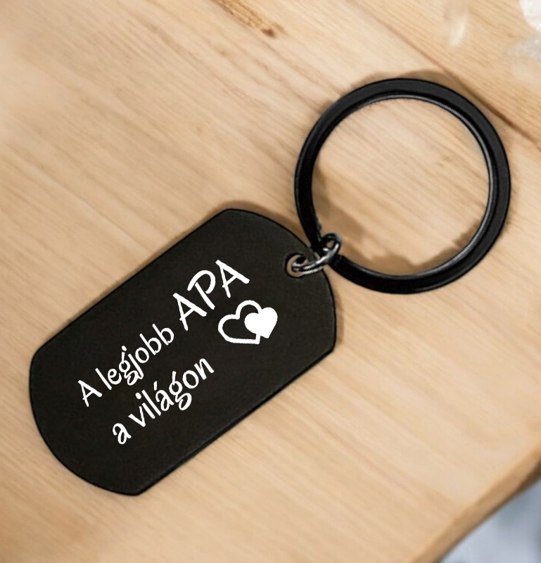 A legjobb apa a világon Fém kulcstartó - Lovelo
