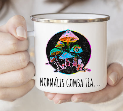 Gomba tea zománc bögre - Lovelo