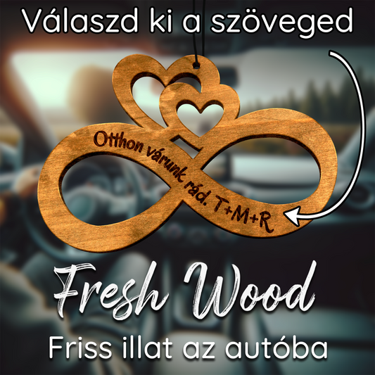 Egyedi autós illatosító – Végtelenség - Lovelo