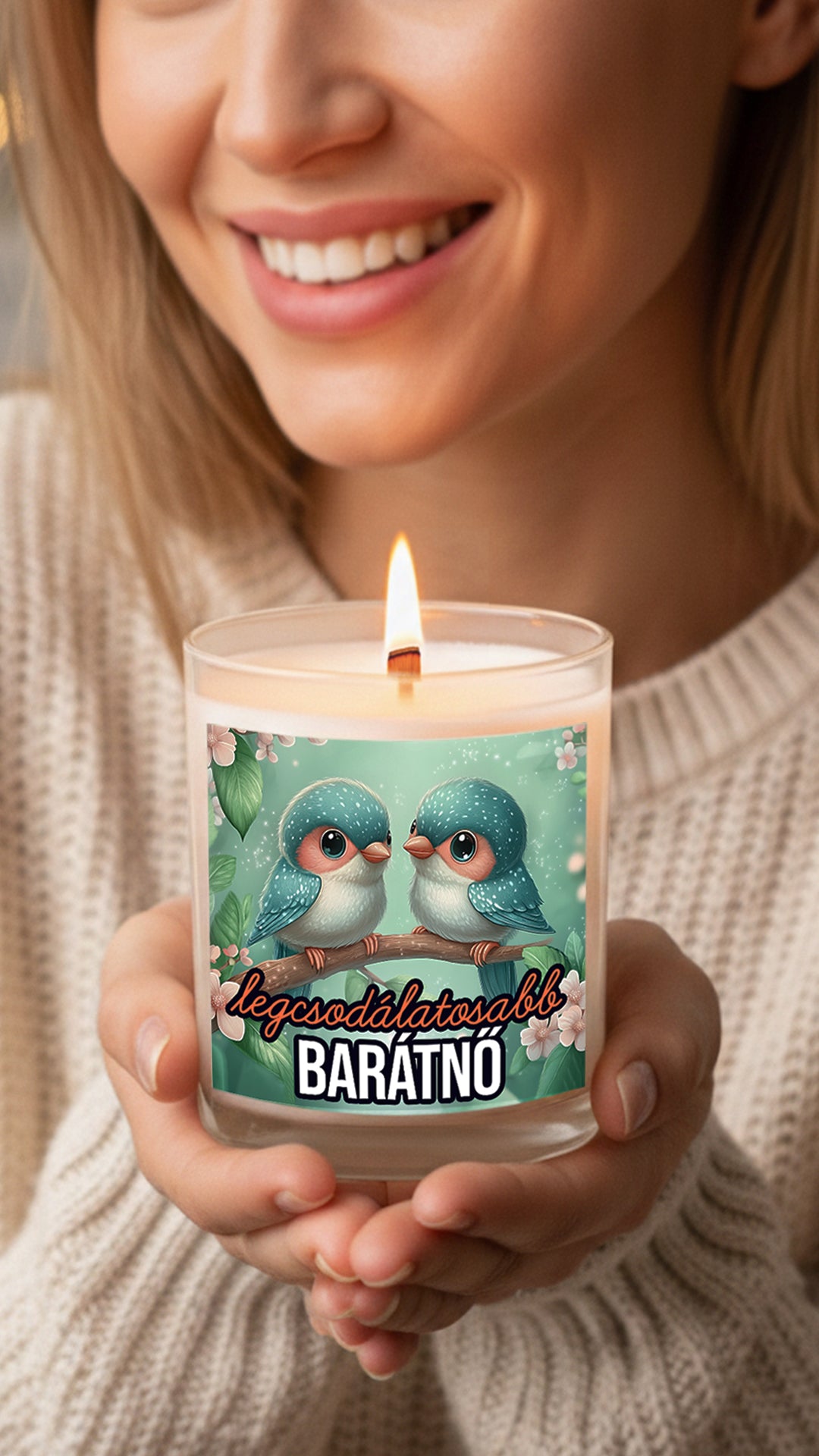Legcsodálatosabb barátnő gyertya