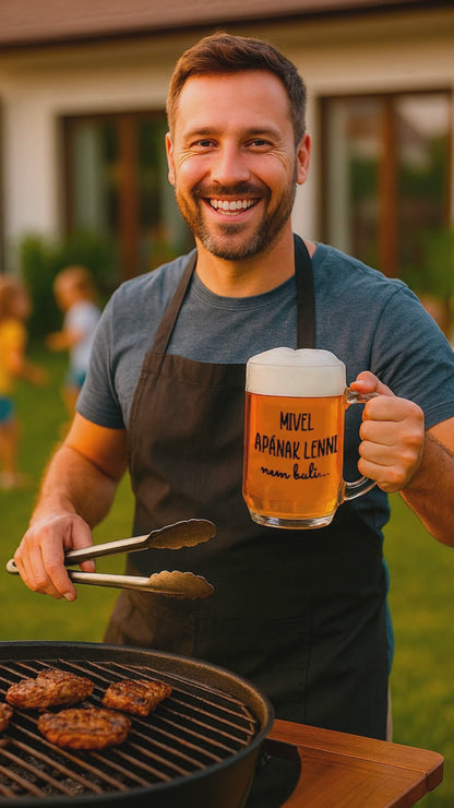 Mivel apának lenni nem buli söröspohár