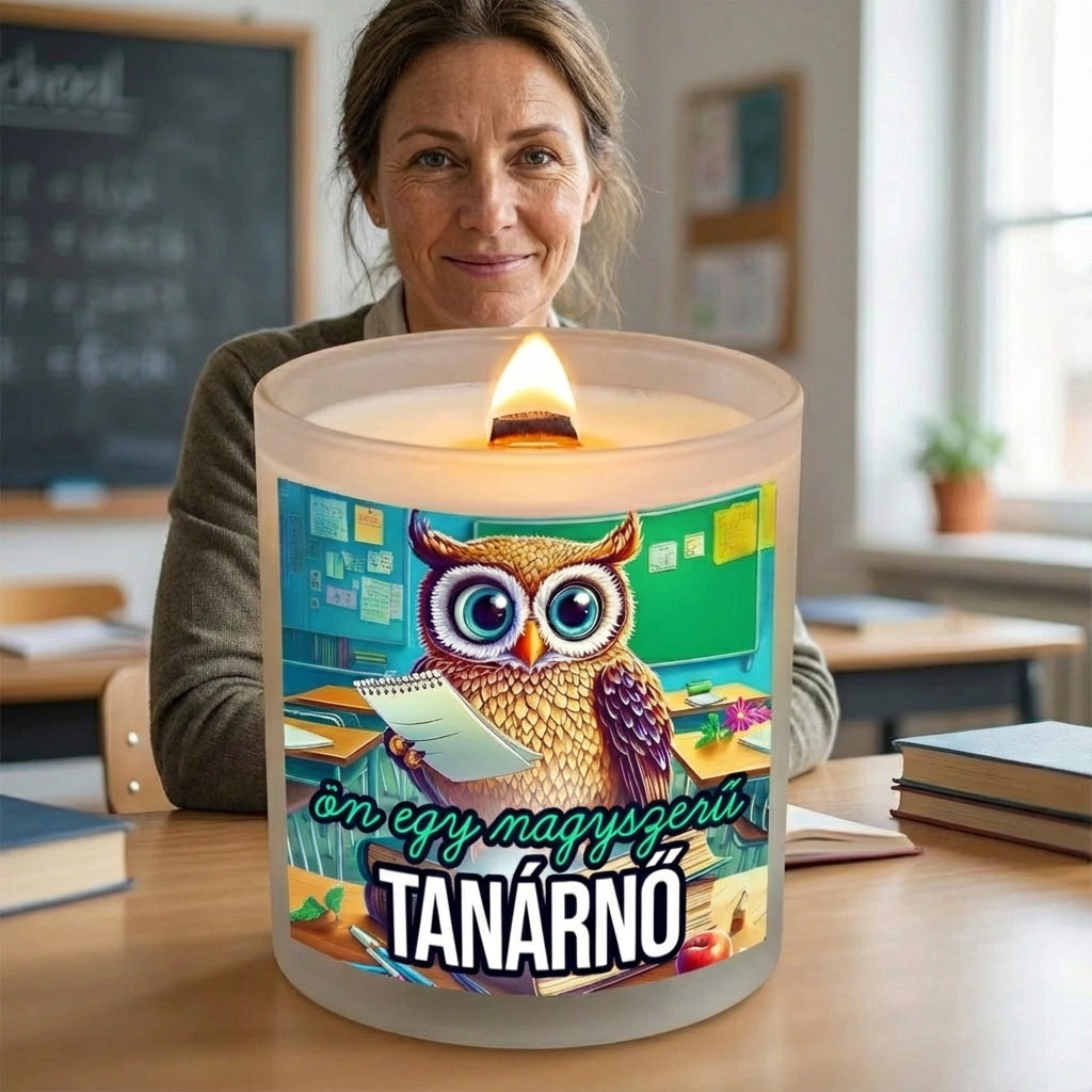 Ön egy nagyszerű tanárnő gyertya