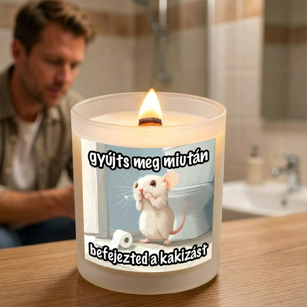 Gyújts meg miután befejezted a kakizást gyertya